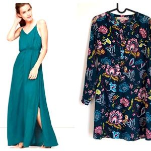 TWO beautiful Loft Petite dresses - both 00P